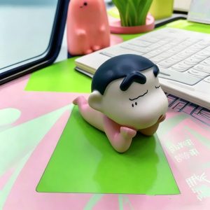 Cute Cartoon Shinchan Lying Figure Car Decor Toy