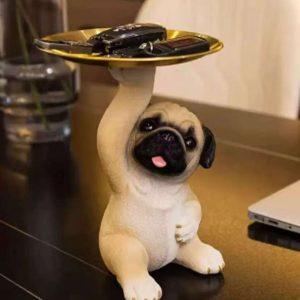 Cartoon Dog Tray Piggy Bank & Storage Organizer