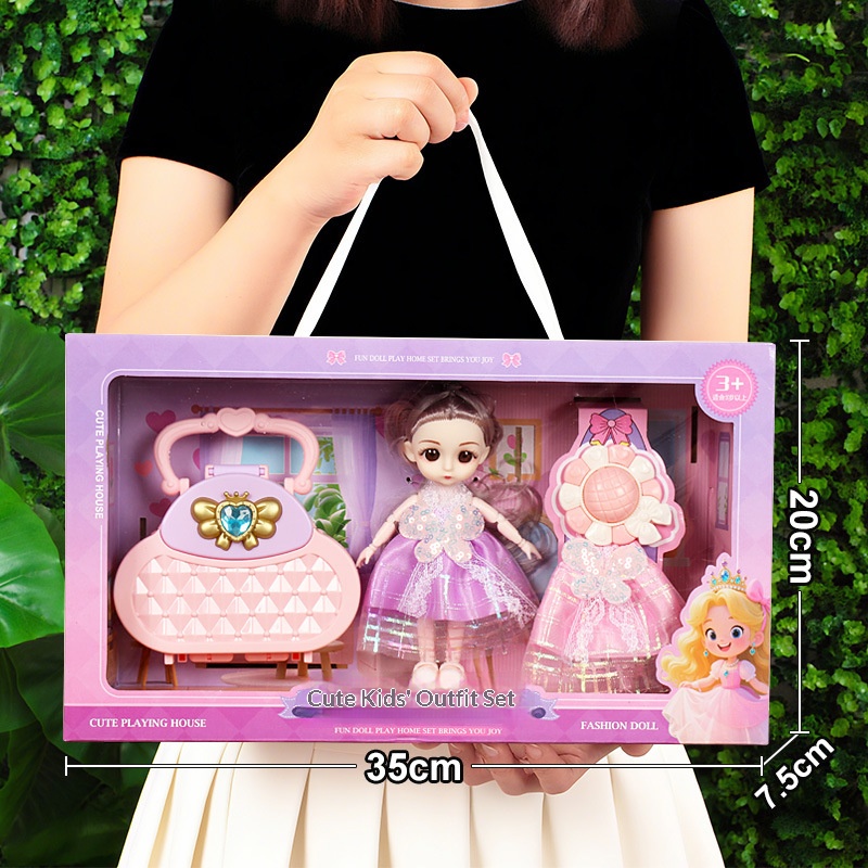 Chenghai Girls' Pretend Play Toys, Barbie Doll Set Gift Box Wholesale, Kindergarten Enrollment Gifts - Image 6