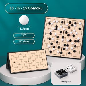 Magnetic Portable Chess & Backgammon for Kids Beginners