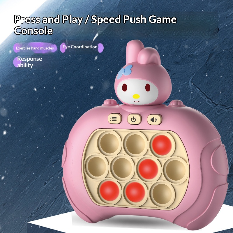 Whack‑A‑Mole Quick Push Game, Kids Sensory Concentration Decompression Toy - Image 5