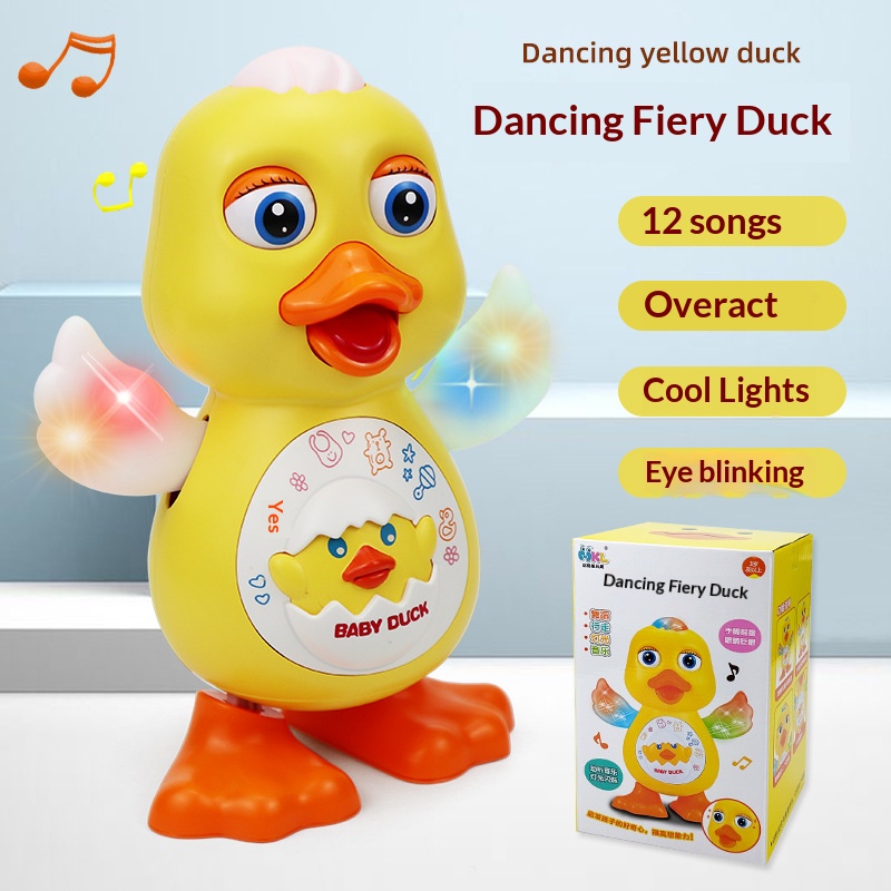 Baby Electric Dancing Duck Toy with Light & Music - Image 3