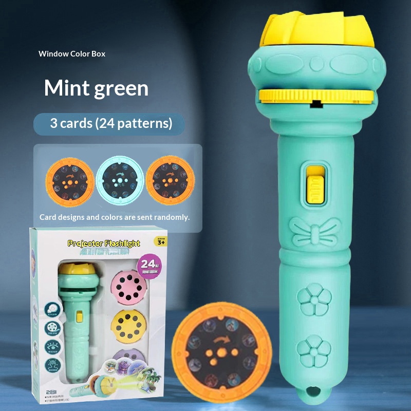 Children Projection Torch Toy, Mini Early Education Projector Flashlight - Image 13