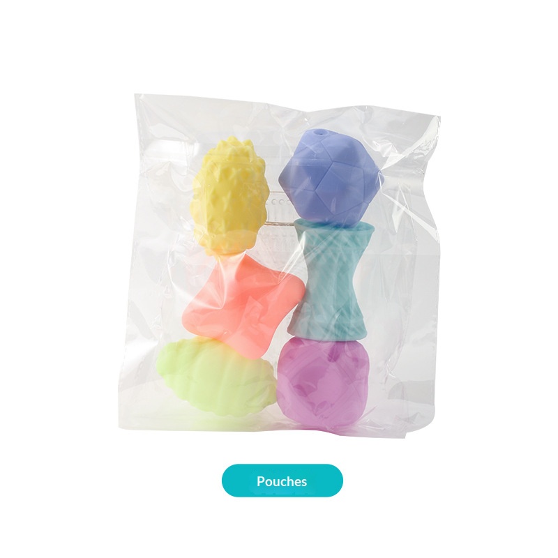Baby Soft Rubber Sensory Balls, Kids Hand Grasping Massage Educational Baby Toy - Image 5