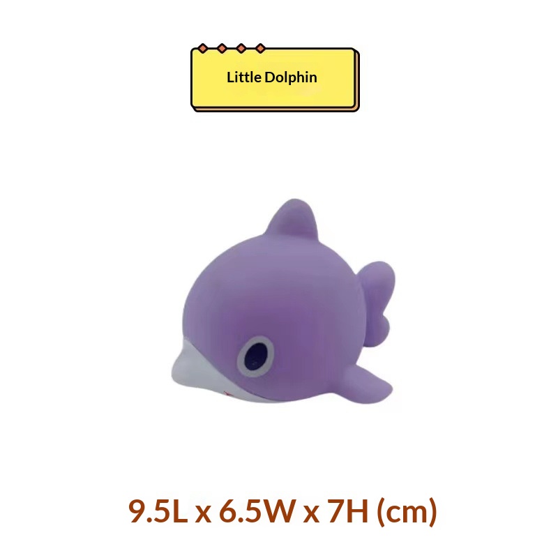 Kids Soft Rubber Marine Animal Bath Toys Water Spray Fish Crab Turtle Octopus - Image 13