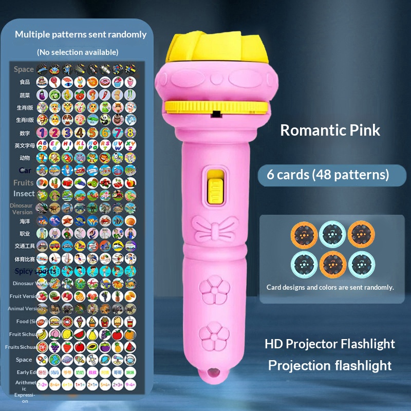 Children Projection Torch Toy, Mini Early Education Projector Flashlight - Image 5