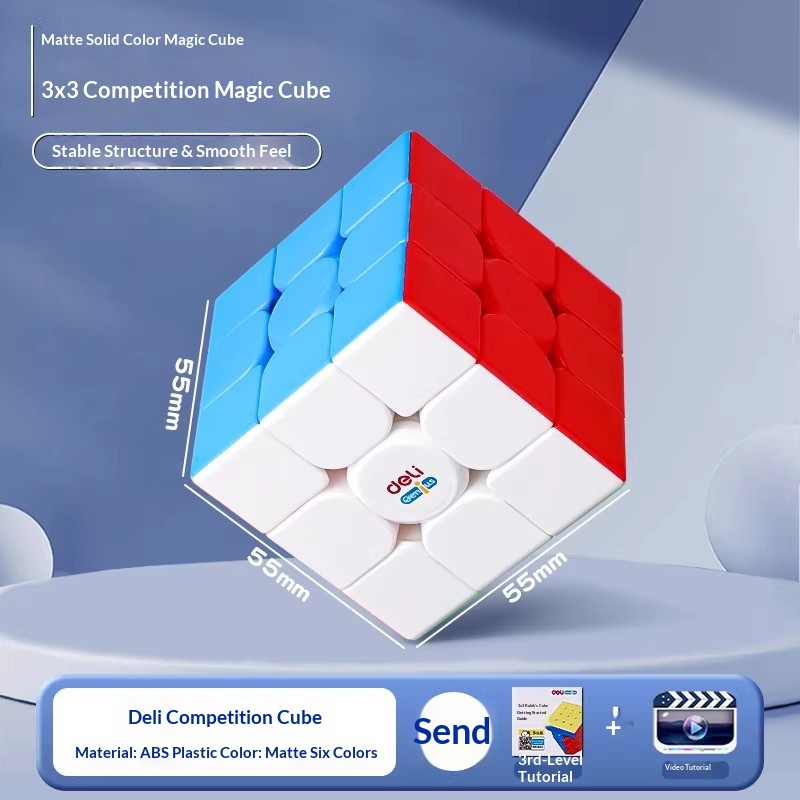 Kids Smooth Magnetic Magic Cube 2x2 3x3 4x4 Puzzle Toy - Image 2
