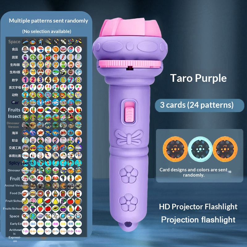 Children Projection Torch Toy, Mini Early Education Projector Flashlight - Image 3