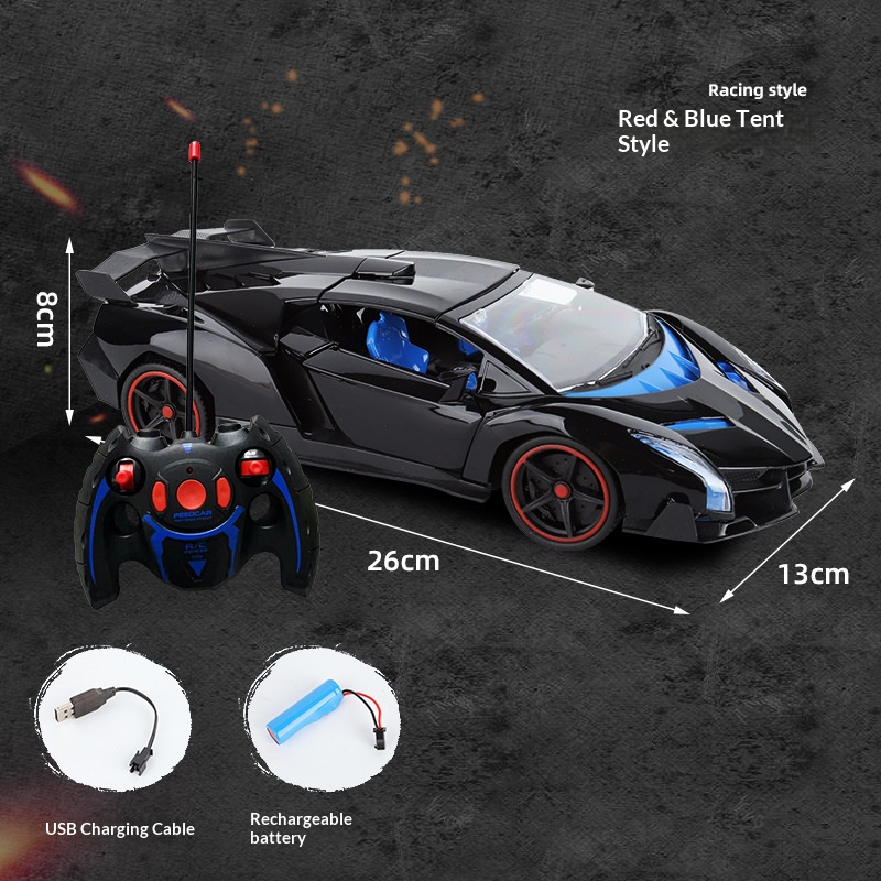 Children's simulation electric drift four-way remote control car 1:14 toy girl model boy gift gift wholesale - Image 9