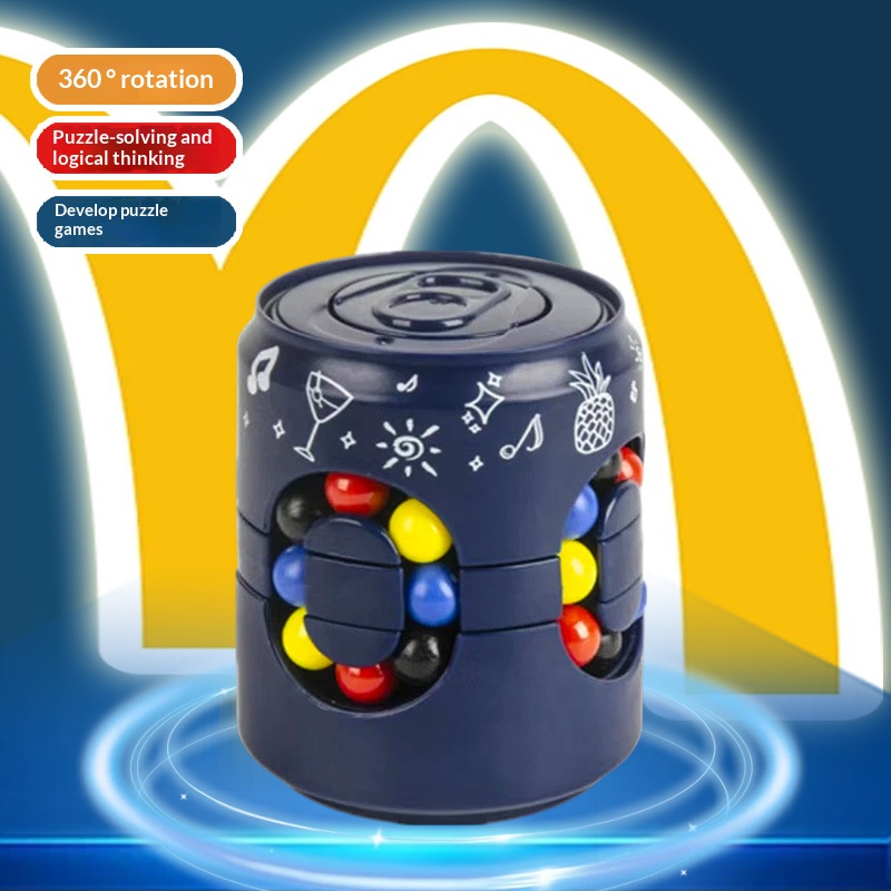 Magic Bean Fidget Puzzle Ball, Kids Rotating Stress Relief Brain Toy - Image 7