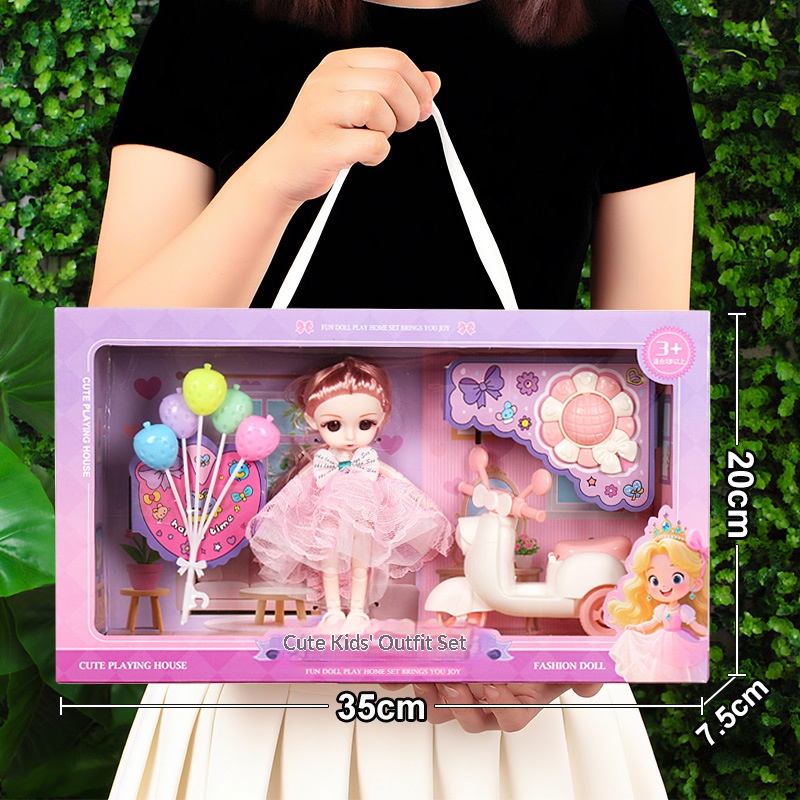 Chenghai Girls' Pretend Play Toys, Barbie Doll Set Gift Box Wholesale, Kindergarten Enrollment Gifts - Image 5