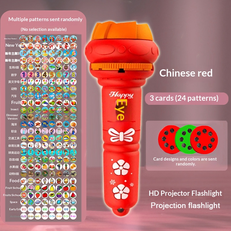 Children Projection Torch Toy, Mini Early Education Projector Flashlight - Image 4