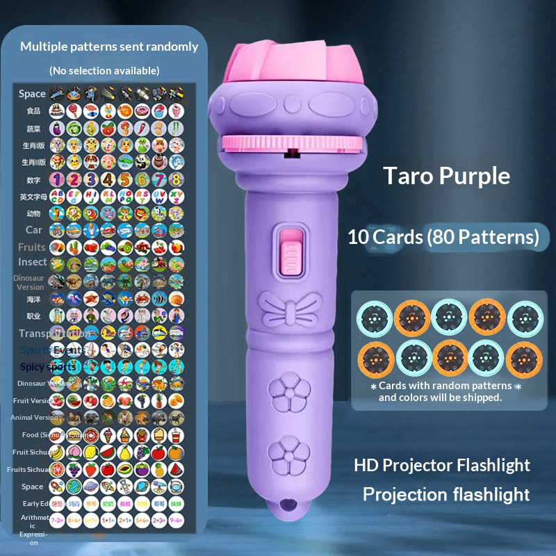 Children Projection Torch Toy, Mini Early Education Projector Flashlight - Image 10