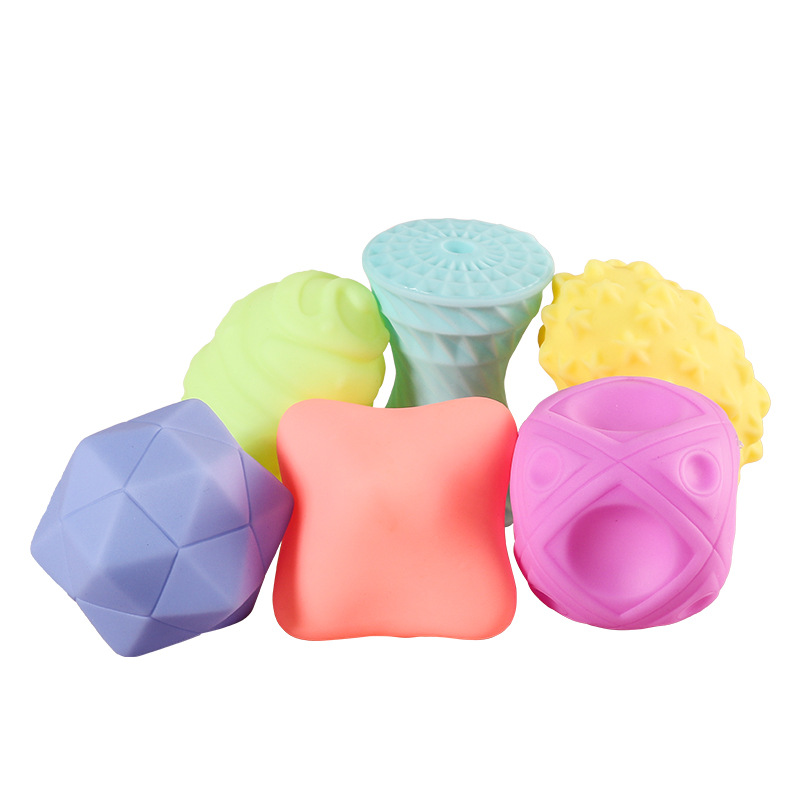 Baby Soft Rubber Sensory Balls, Kids Hand Grasping Massage Educational Baby Toy - Image 7
