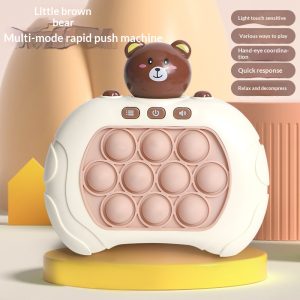 Whack‑A‑Mole Quick Push Game, Kids Sensory Concentration Decompression Toy