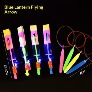 Kids LED Light‑Up Slingshot Flying Arrow Glow In Dark Outdoor Toy
