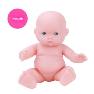 12cm Vinyl Simulation Baby Doll, Kids Early Education Toy