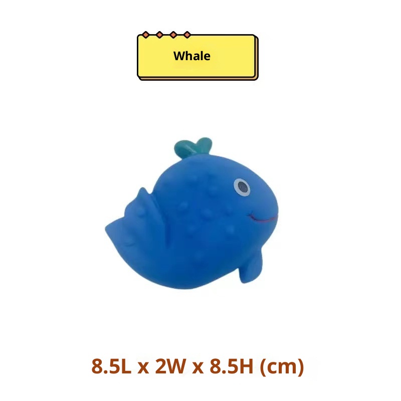 Kids Soft Rubber Marine Animal Bath Toys Water Spray Fish Crab Turtle Octopus - Image 5