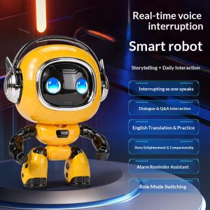AI Smart Robot Toy, Interactive Voice Conversation Educational Doll for Children