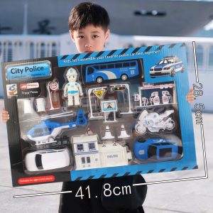 Inertia Engineering Fire Truck Toy Kids Educational STEM Car Model Boys Gift Wholesale