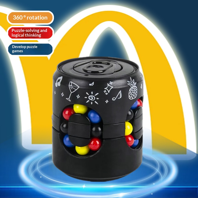 Magic Bean Fidget Puzzle Ball, Kids Rotating Stress Relief Brain Toy - Image 9