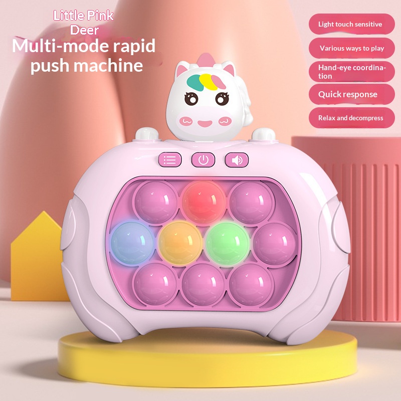 Whack‑A‑Mole Quick Push Game, Kids Sensory Concentration Decompression Toy - Image 11