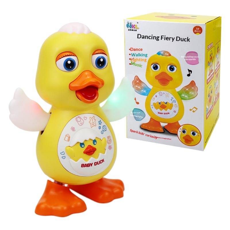 Baby Electric Dancing Duck Toy with Light & Music - Image 2