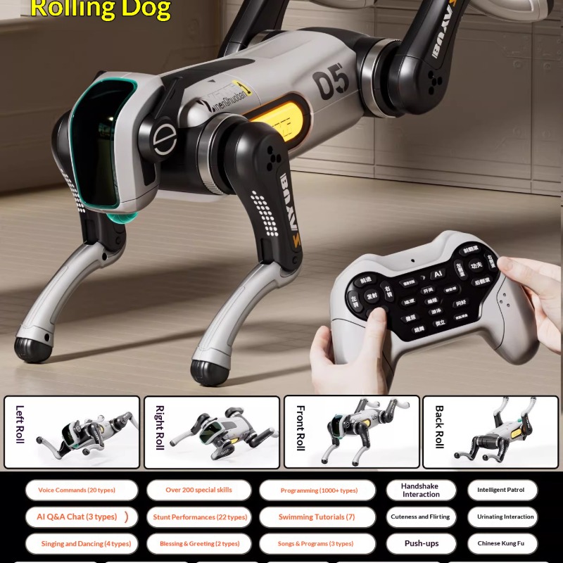 Kids Remote Control Mechanical Robot Dog Toy Boys Birthday Gift - Image 8