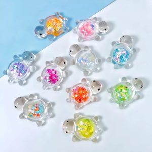 Mini Luminous Turtle Acrylic Ornament DIY Desktop Stress‑Relief Decor