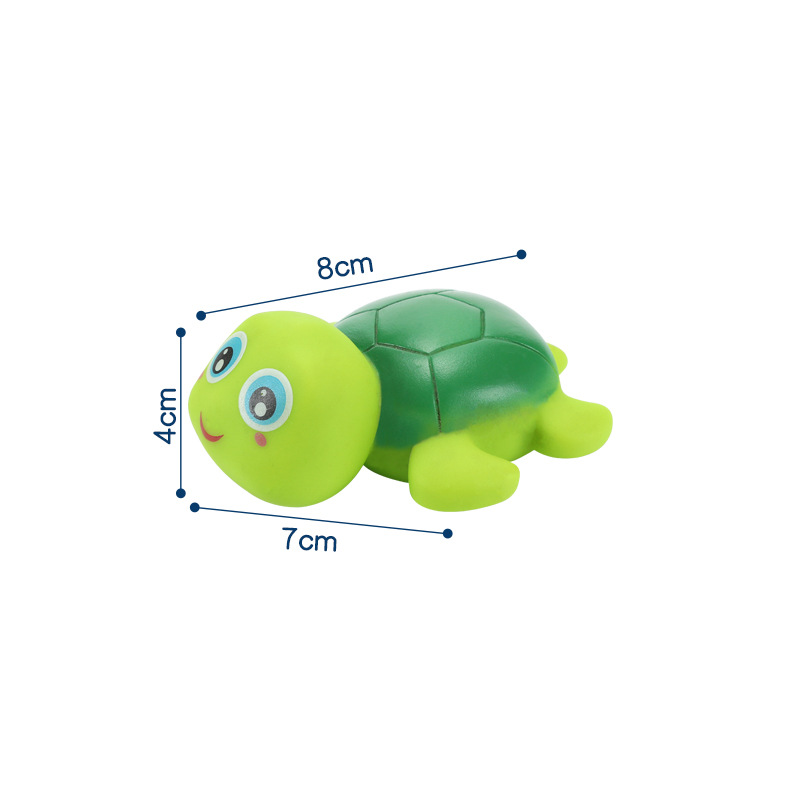 Factory wholesale children's bath toys baby infant water soft glue pinch called marine animal suit toys - Image 4