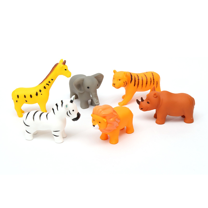 Cross-border hot selling vinyl toy animal suit pinch called water toys floating baby bath toys - Image 3