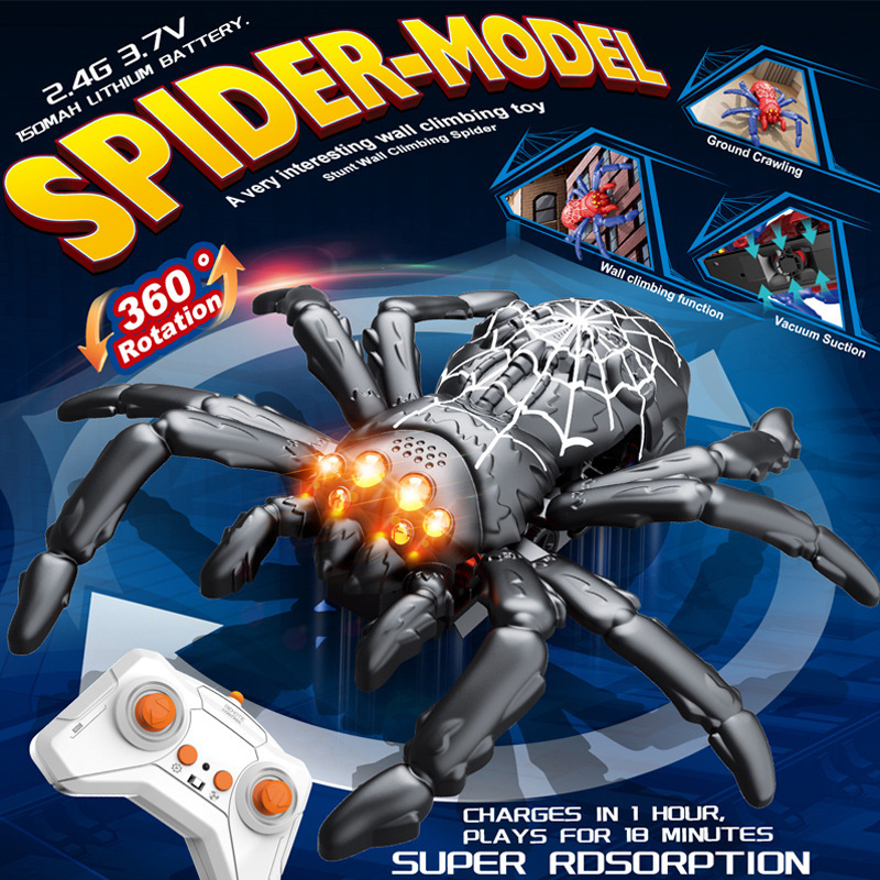Kids RC Wall Climbing Toy, Simulation Lizard Spider Remote Control Toy - Image 5