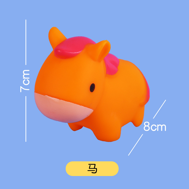 Vinyl Cartoon Water Spray Animal Toy Baby Play Water Little Yellow Duck Children Bathroom Bath Amazon AliExpress - Image 5