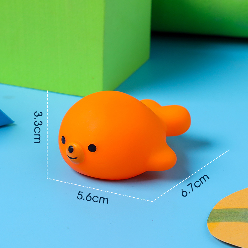 Children's Vinyl Pinch Call Marine Animal Baby Bathing Water Turtle Baby Starfish Fish Swimming Toys Wholesale - Image 4