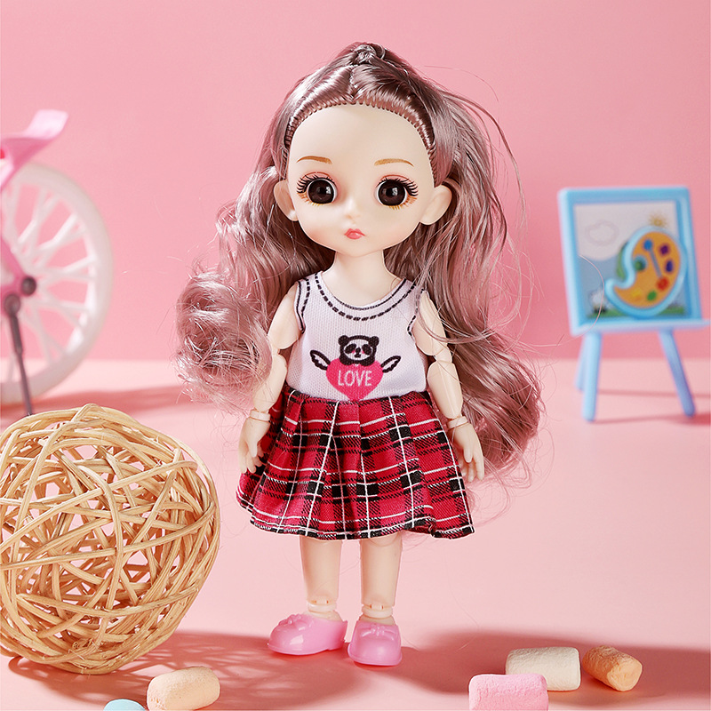 17cm Princess Doll Gift Box Set, Cute Dress‑Up Toy for Girls Kids Birthday Present - Image 5