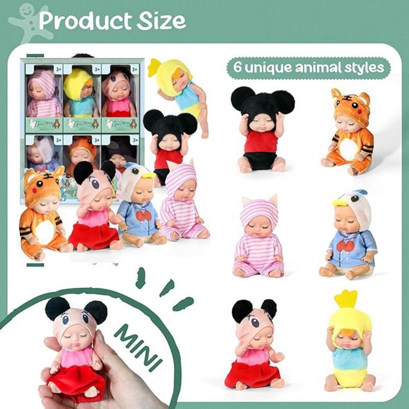 Cross Border Wholesale Bionic Reborn Doll Simulation Princess Baby Toy Gift Box - Image 2