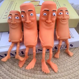 Bendable Sand‑Filled Figure Fidget Toy, Stress Relief Quirky Desktop Decor