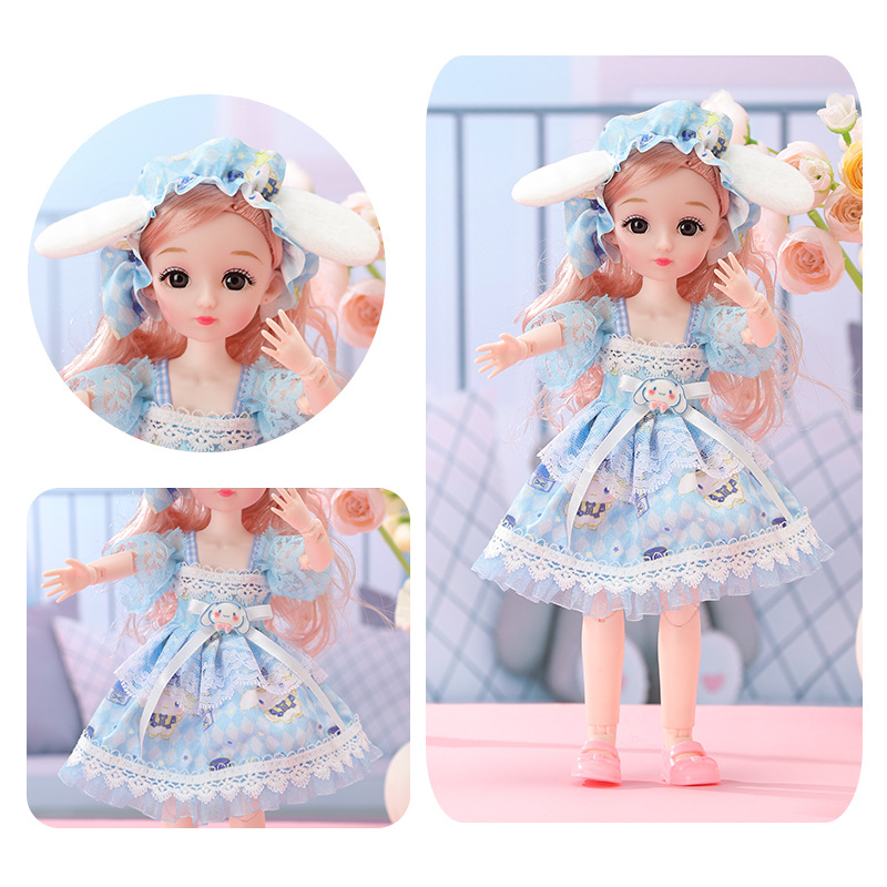 30cm Large Princess Doll Gift Box Set, Dress‑Up Toy for Girls - Image 4