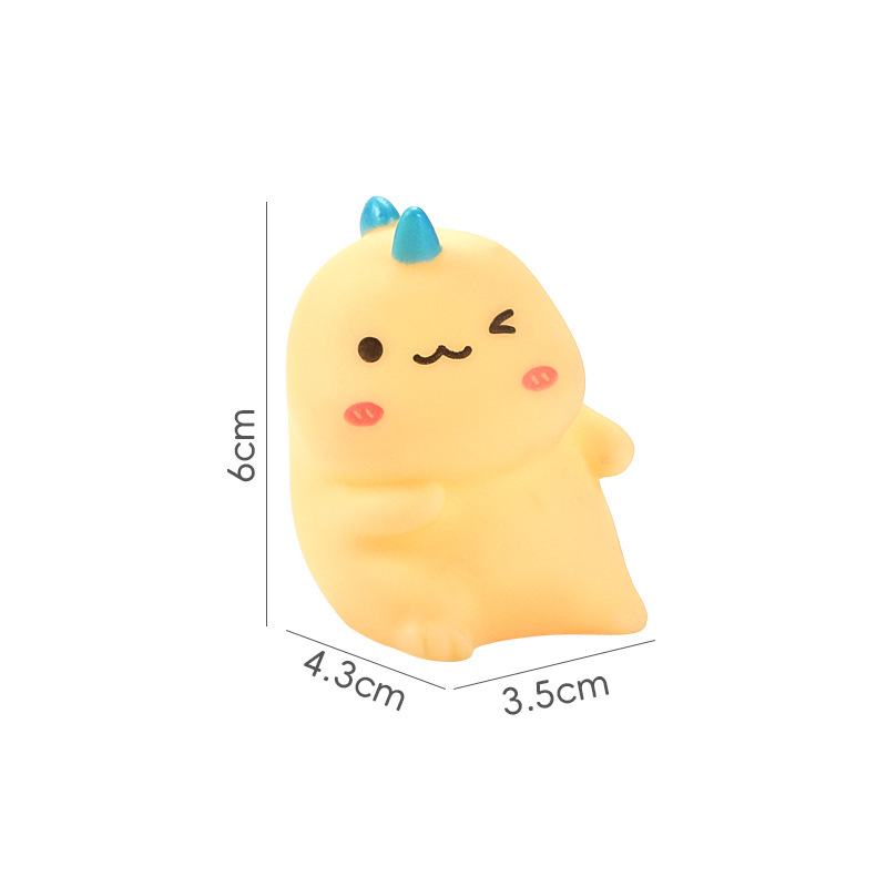 Baby Bathroom Water Toys Vinyl Cute Little Dinosaur Animals Children's Beach Pinch and Call Soft Rubber Toys Wholesale - Image 10