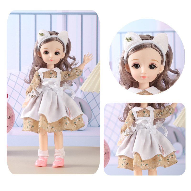 30cm Large Princess Doll Gift Box Set, Dress‑Up Toy for Girls - Image 20