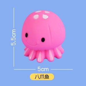 Vinyl Cartoon Water Spray Animal Toy Baby Play Water Little Yellow Duck Children Bathroom Bath Amazon AliExpress