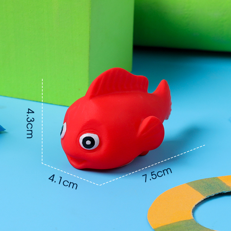 Children's Vinyl Pinch Call Marine Animal Baby Bathing Water Turtle Baby Starfish Fish Swimming Toys Wholesale - Image 6