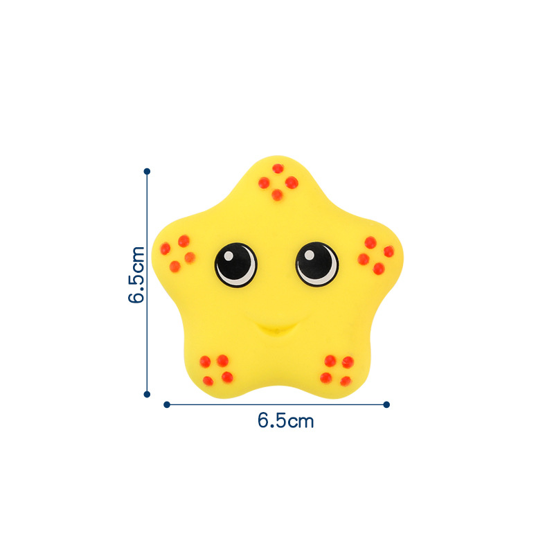 Factory wholesale children's bath toys baby infant water soft glue pinch called marine animal suit toys - Image 5