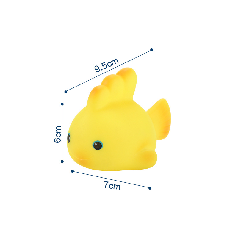 Factory wholesale children's bath toys baby infant water soft glue pinch called marine animal suit toys - Image 14