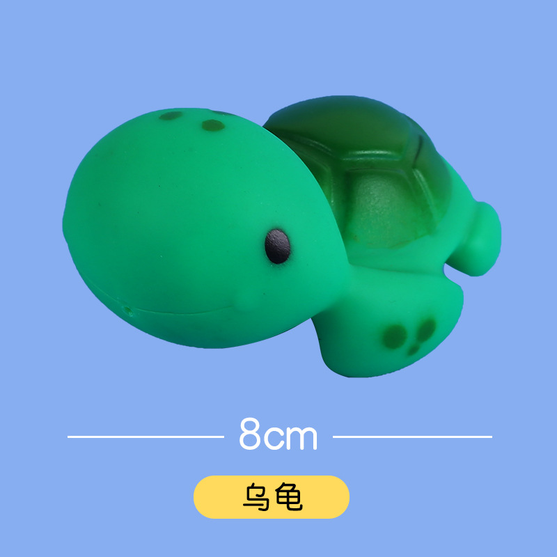 Vinyl Cartoon Water Spray Animal Toy Baby Play Water Little Yellow Duck Children Bathroom Bath Amazon AliExpress - Image 11