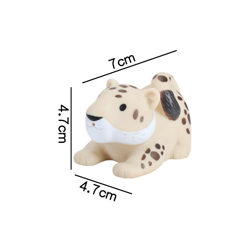 Children's Water Spray Toy Baby Vinyl Pinch Cartoon Tiger Elephant Hippo Giraffe Animal Toy - Image 7