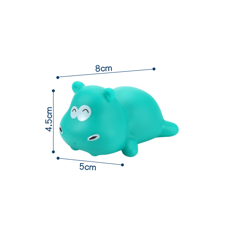 Factory wholesale children's bath toys baby infant water soft glue pinch called marine animal suit toys - Image 6