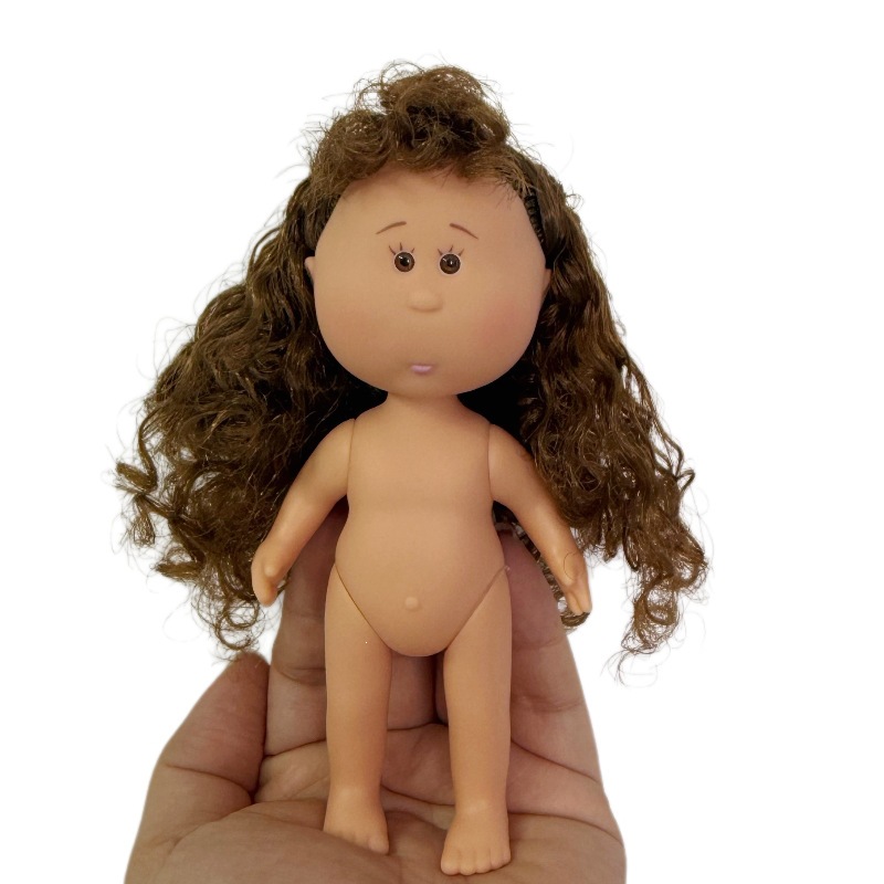 14cm Mini Potato Undressed Doll Body, Waldorf Handmade DIY Dress‑Up Doll - Image 2