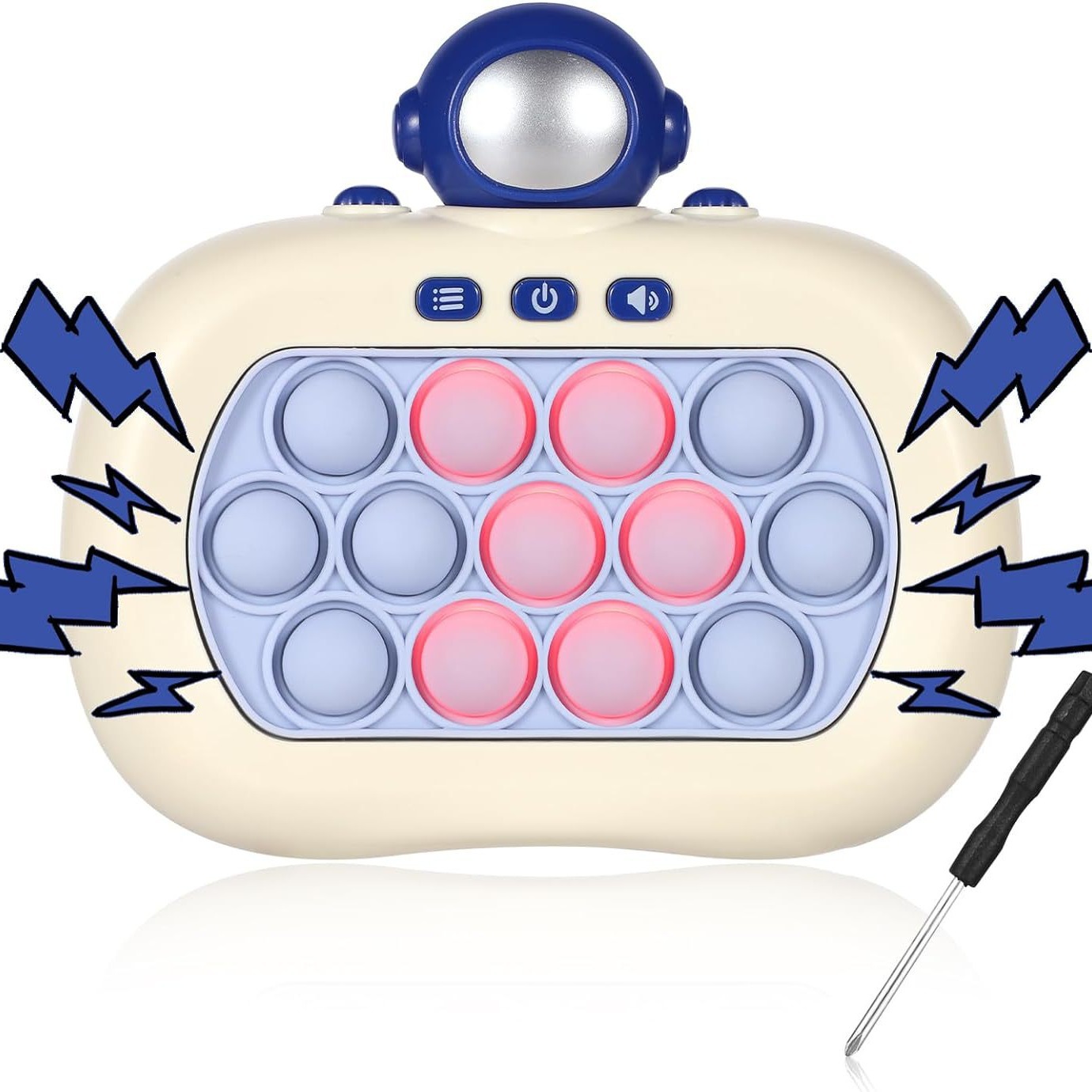 Kids Quick Push Game Toy, Musical Mole Game, Stress Relief Educational Toy - Image 3