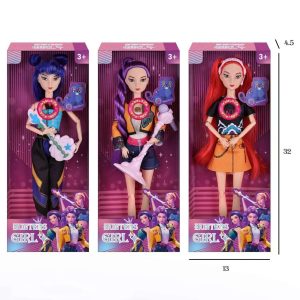 11.5‑Inch Jointed Fashion Doll With Musical Instrument Accessories